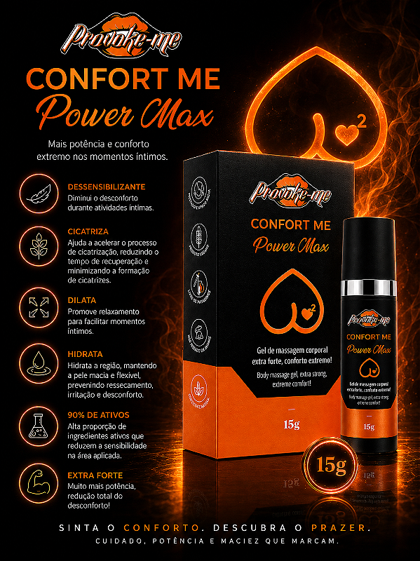GEL DESSENSIBILIZANTE CONFORT ME POWER MAX 15G PROVOKE-ME