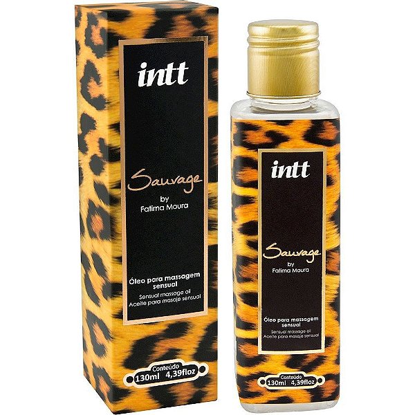 ÓLEO PARA MASSAGEM SENSUAL SAUVAGE 130ML INTT