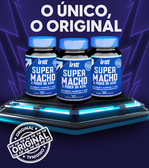 SUPLEMENTO MULTIVITAMÍNICO POTENCIALIZADOR MASCULINO SUPER MACHO INTT
