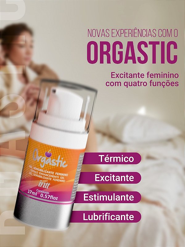 GEL EXCITANTE E SENSIBILIZANTE FEMININO ORGASTIC 17ML INTT
