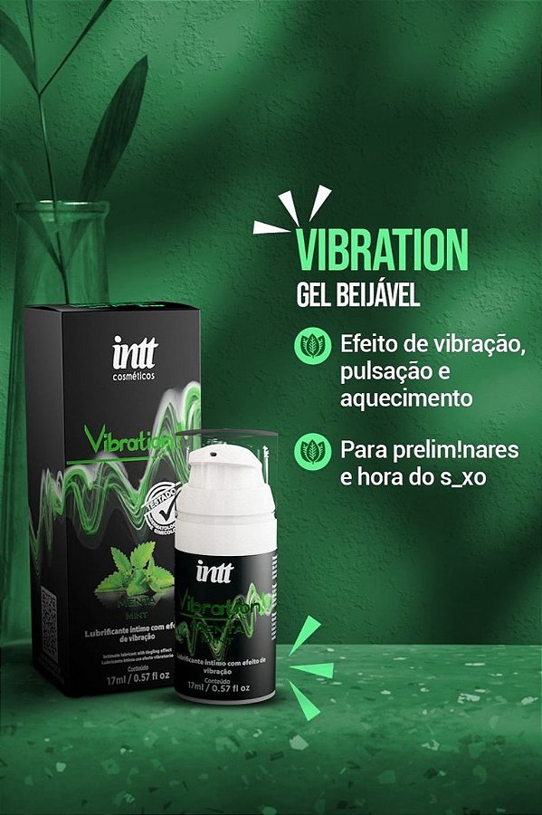 GEL EXCITANTE VIBRATION MENTA 17ML INTT