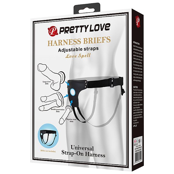 CINTA PENIANA AJUSTAVEL STRAP ON HARNESS PRETTY LOVE