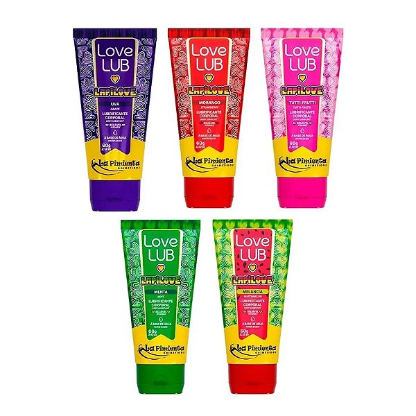 GEL LUBRIFICANTE BEIJÁVEL LOVE LUB LAPILOVE 60G LA PIMIENTA