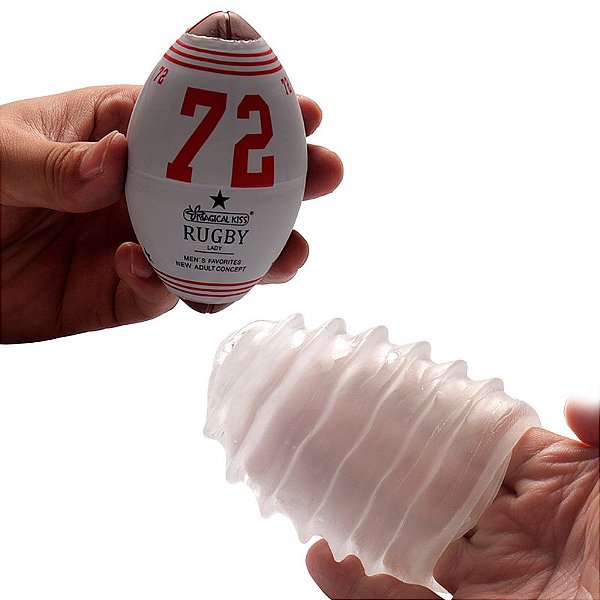 MASTURBADOR MASCULINO EGG RUGBY LADY MAGICAL KISS