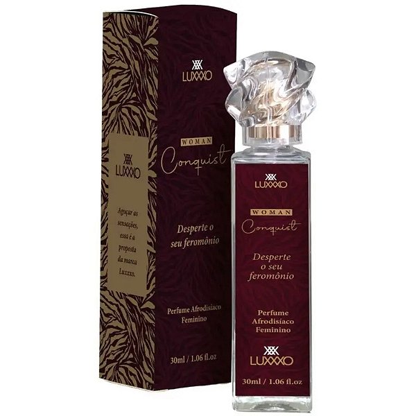 PERFUME FEMININO DESPERTE O SEU FEROMÔNIO WOMAN CONQUIST 30ML LUXXXO