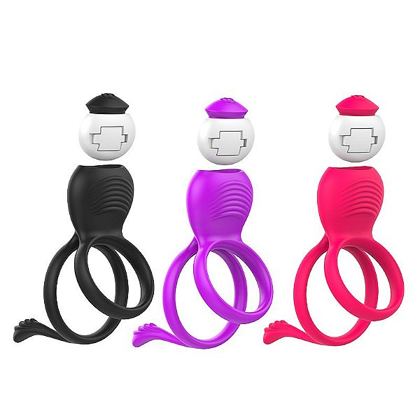 ANEL PENIANO DUPLO COM VIBRADOR SI