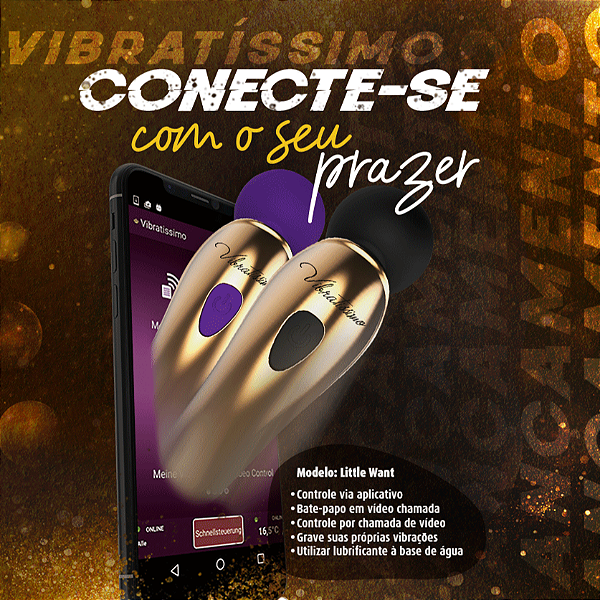 VIBRADOR CONTROLADO POR APLICATIVO VIBRATISSIMO BLACK INTT