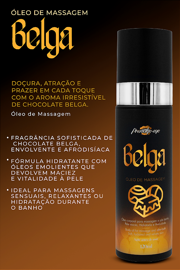 ÓLEO DE MASSAGEM BELGA 120ML PROVOKE-ME
