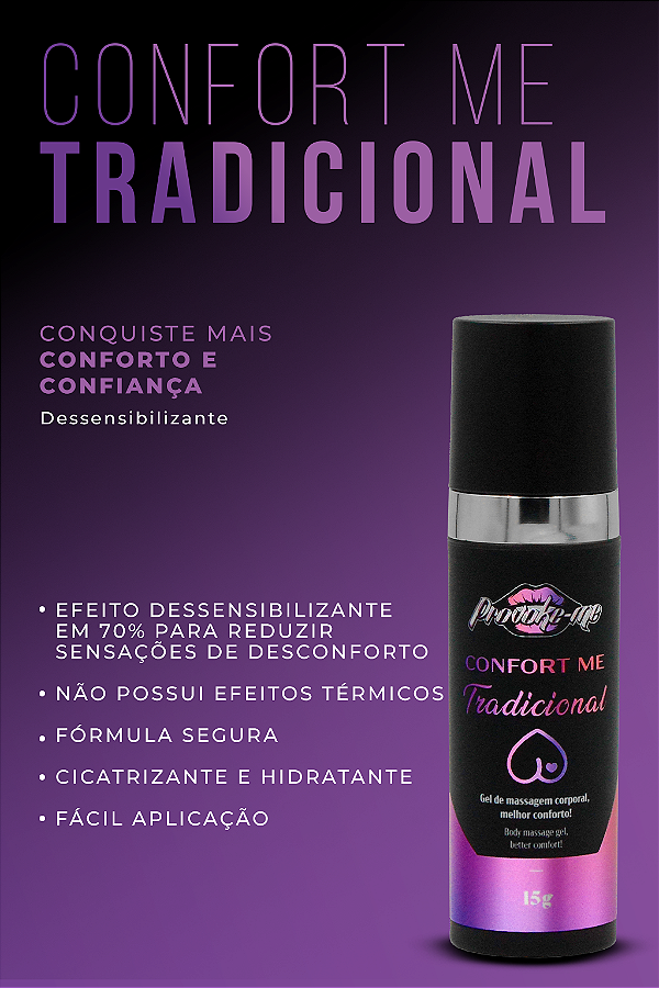 GEL DESSENSIBILIZANTE CONFORT ME TRADICIONAL 15G PROVOKE-ME
