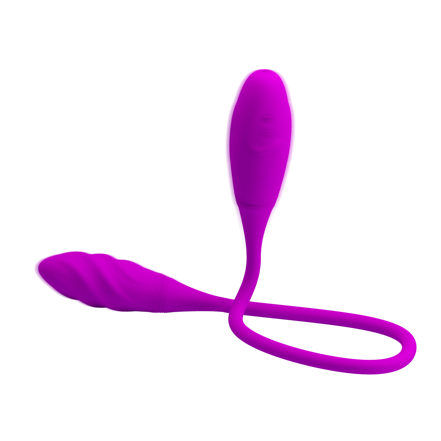 VIBRADOR DUPLO FLEXÍVEL SNAKY VIBE PRETTY LOVE