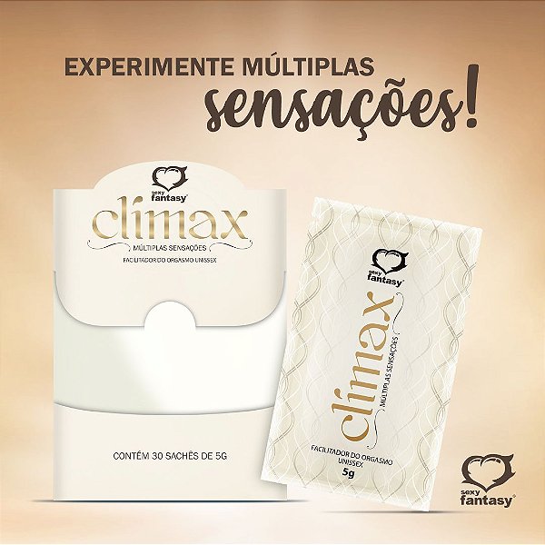 GEL FACILITADOR DE ORGASMO UNISSEX CLÍMAX SACHÊ 5G SEXY FANTASY