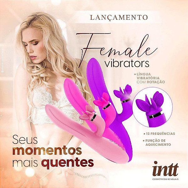 VIBRADOR ROTATIVO FEMALE INTT