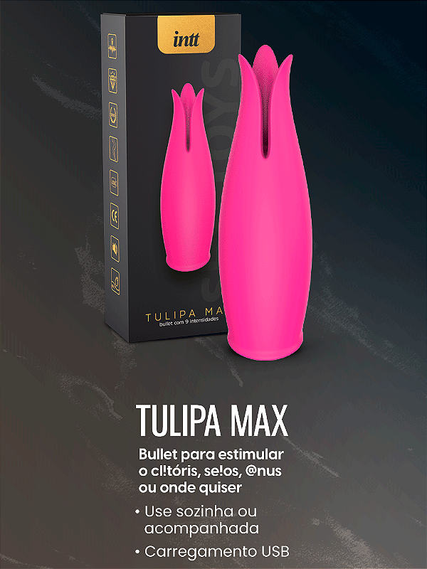VIBRADOR TULIPA MAX INTT