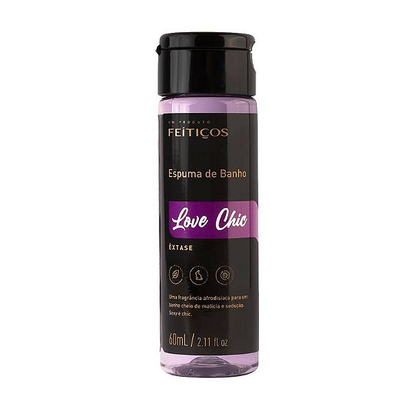 ESPUMA DE BANHO LOVE CHICK - ÊXTASE 60ML FEITIÇOS
