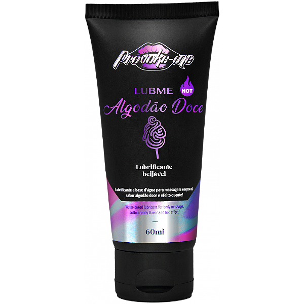 LUBRIFICANTE ALGODÃO DOCE 60ML LUBME PROVOKE-ME