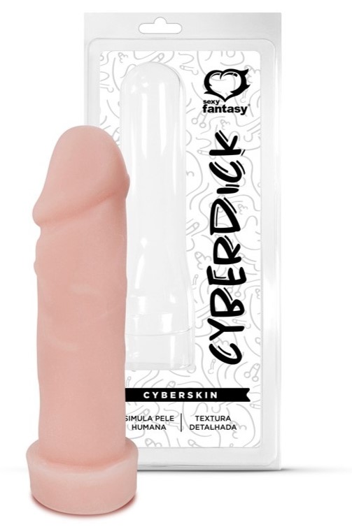 CAPA PENIANA EM CYBERSKIN 20 X 5,5 CYBERDICK SEXY FANTASY