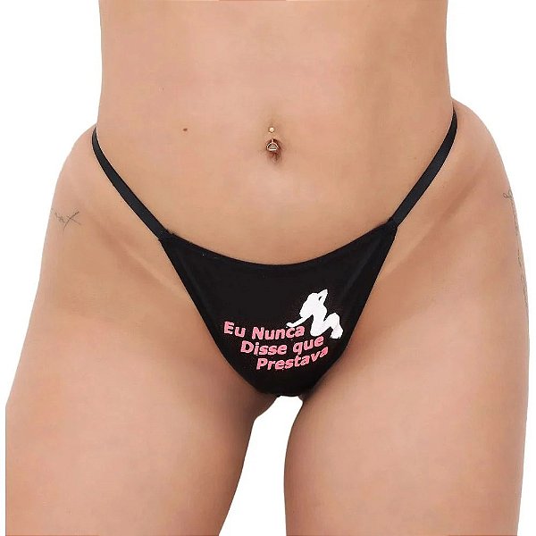 CALCINHA FETICHE "EU NUNCA DISSE QUE PRESTAVA" + CHOCKER