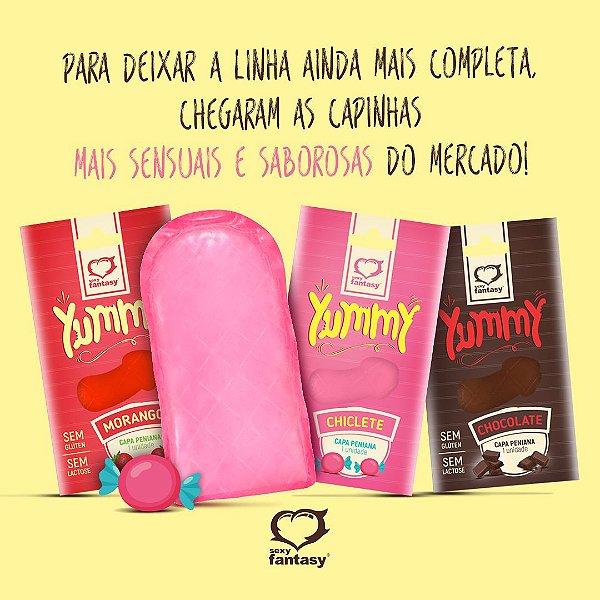 YUMMY CAPA SOLÚVEL MASCULINA SEXY FANTASY