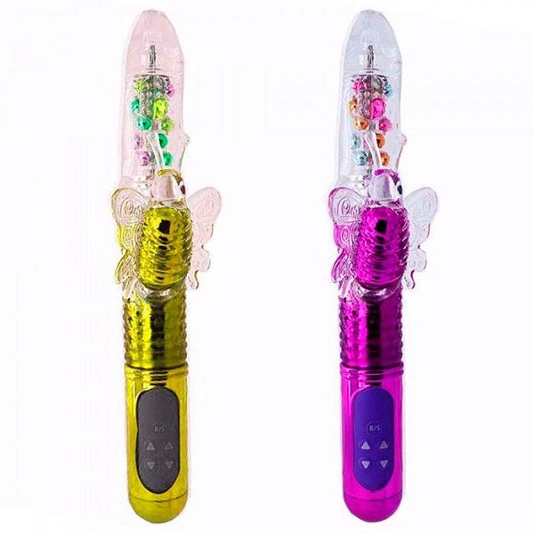 VIBRADOR ROTATIVO RECARREGÁVEL VAI E VEM VIBE TOYS