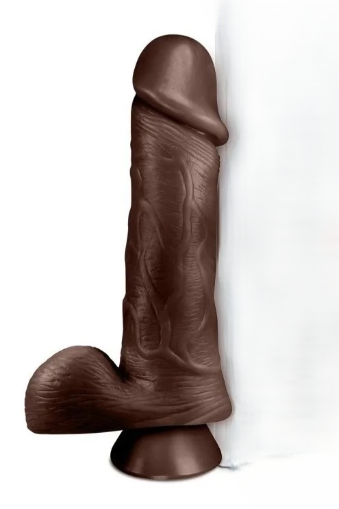 PÊNIS COM VENTOSA E ESCROTO 18X4,4CM