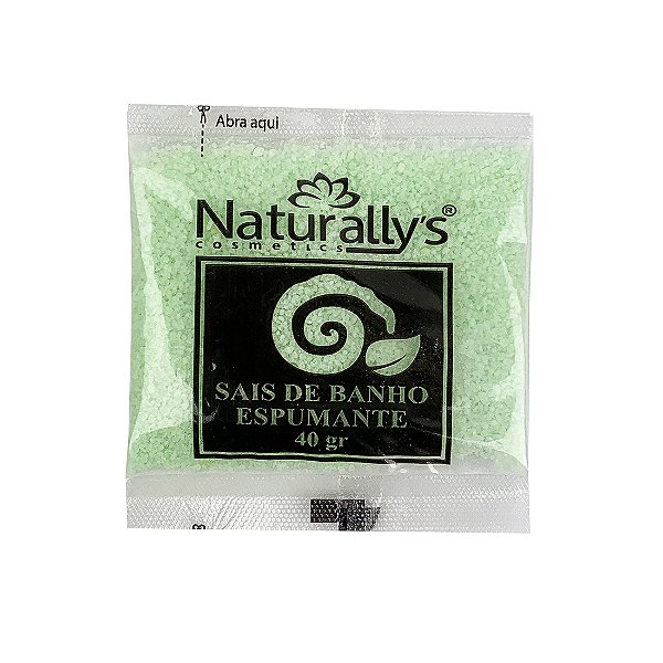 SACHÊ SAIS DE BANHO ESPUMANTE 40G NATURALLYS
