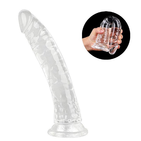 PÊNIS REALÍSTICO COM VENTOSA EM SILICONE 21,0X4,0 CM SI