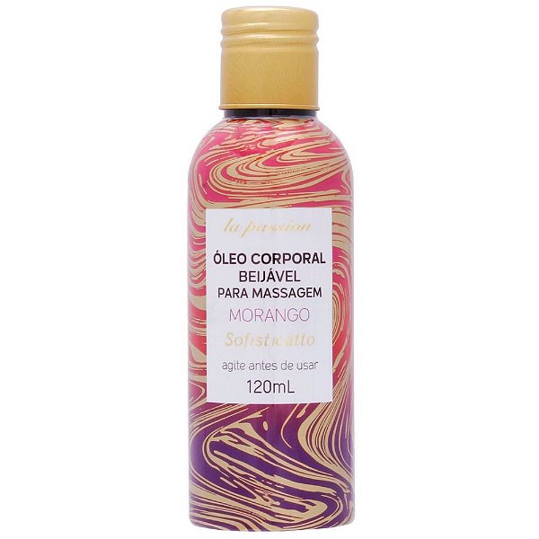 ÓLEO DE MASSAGEM BEIJÁVEL 120ML SOFISTICATTO