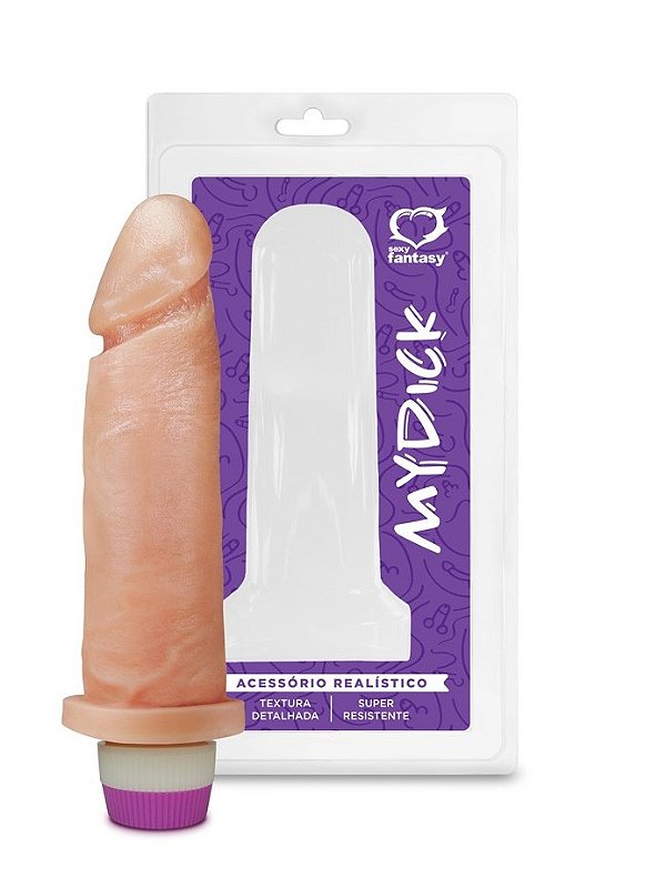 PÊNIS COM VIBRADOR INTERNO 15,3X4,5CM SEXY FANTASY