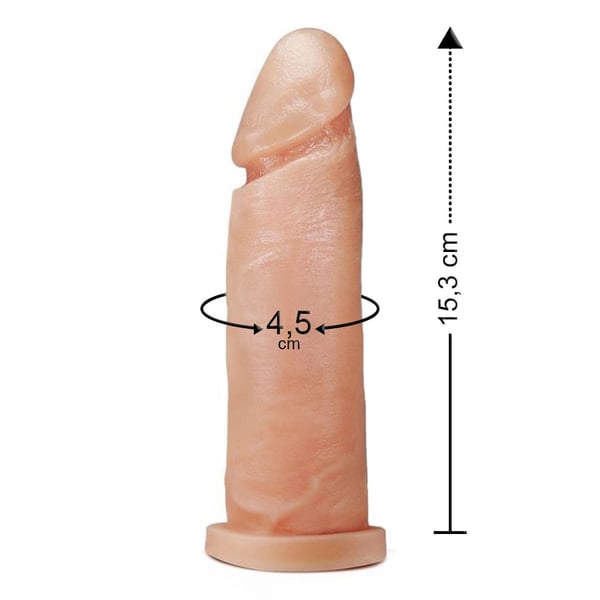 PÊNIS TRADICONAL 15,3X4,5CM