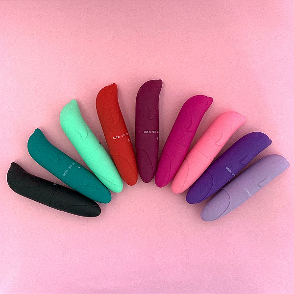 MINI VIBRADOR GOLFINHO VELUDADO