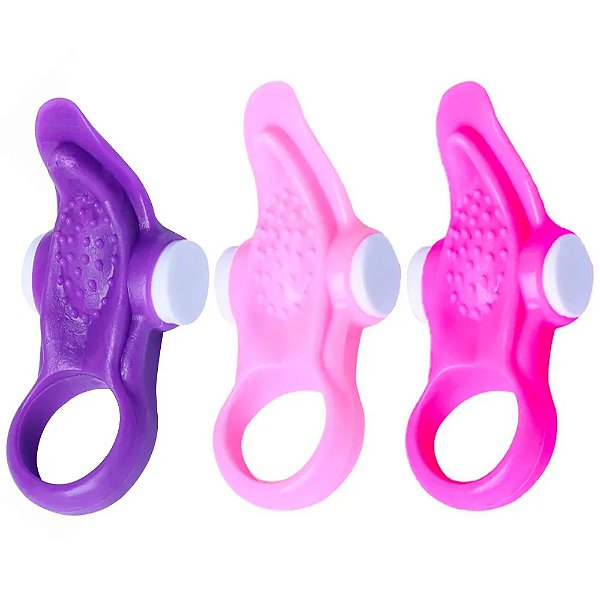 ANEL PENIANO COM VIBRADOR E DETALHE ESTRELADO YOU VIBE