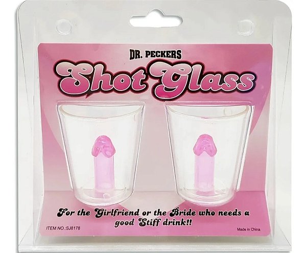 COPO PARA SHOT COM MINI PÊNIS DR. PECKERS