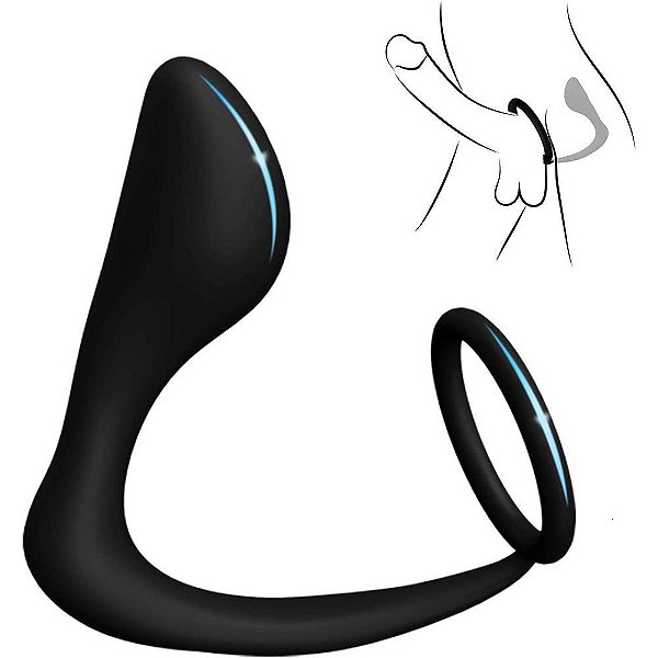 ANEL COM PLUG ANAL ESTIMULADOR DE PRÓSTATA COCKRING LOVETOY