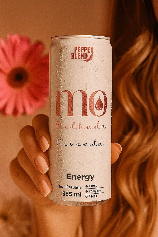 ENERGÉTICO ESTIMULANTE COM MACA PERUANA MO MOLHADA REVOADA 355ML PEPPER BLEND