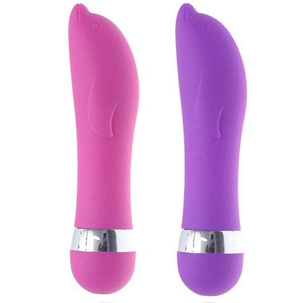 MINI VIBRADOR PONTO G FORMATO GOLFINHO MULTIVELOCIDADE