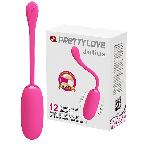 VIBRADOR BULLET RECARREGAVEL JULIUS PRETTY LOVE