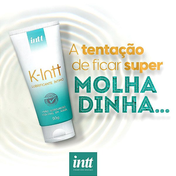 LUBRIFICANTE ÍNTIMO CORRELATO K-INTT BASE D' ÁGUA 50G INTT