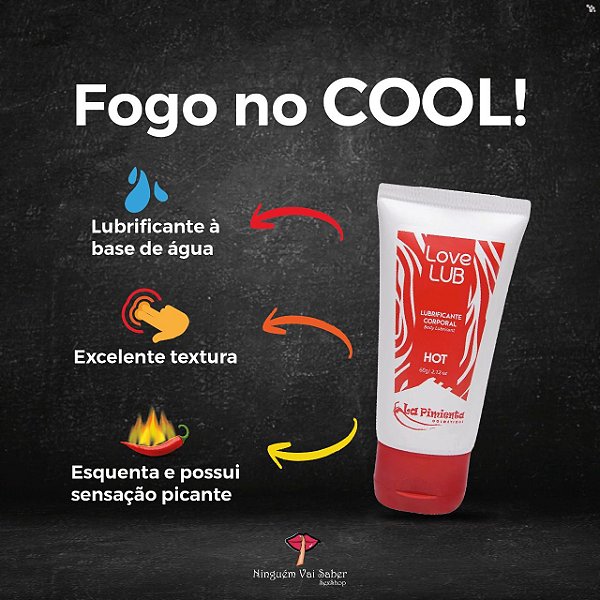 LUBRIFICANTE FUNCIONAL LOVE LUB HOT 60G LA PIMIENTA