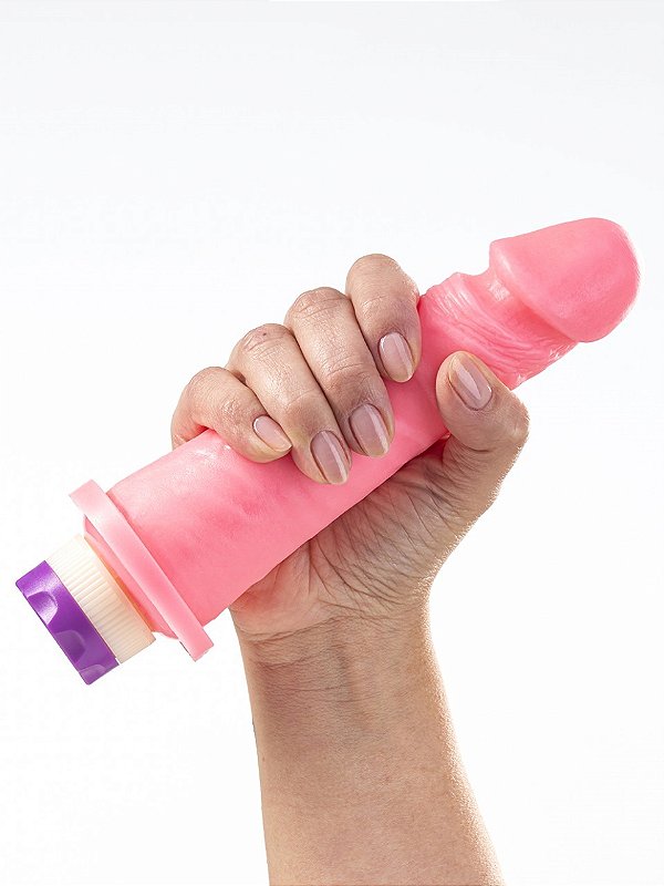PÊNIS AROMATÁTICO COM VIBRO TUTTI-FRUTTI 18 X 4,4