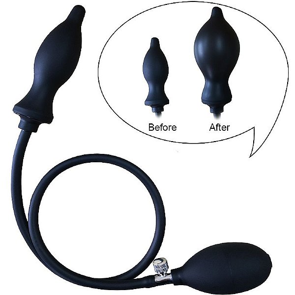 PLUG ANAL INFLÁVEL CONICO 11,5 x 3,5 CM