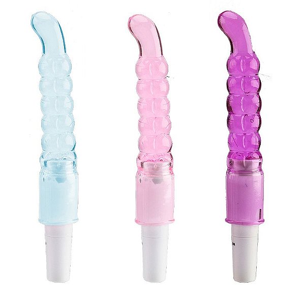 VIBRADOR DE PONTO G ANELADO EM JELLY 16X2CM SI