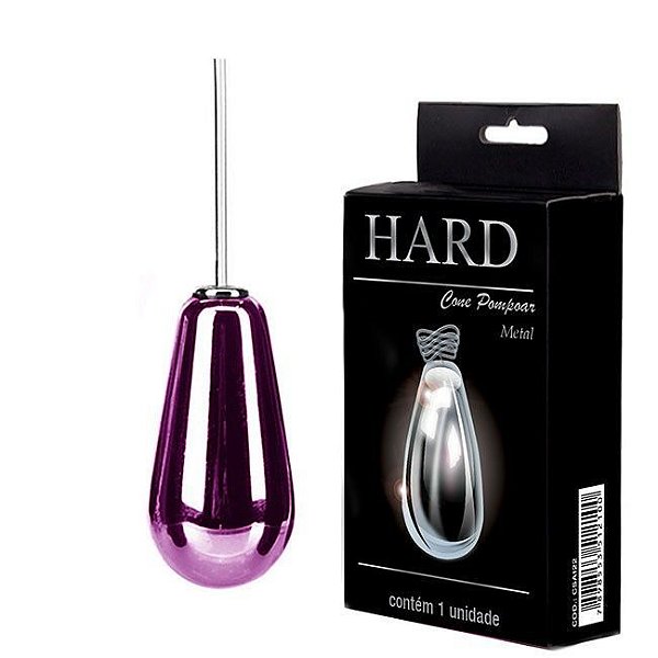 CONE VAGINAL DE METAL LILÁS 57G HARD