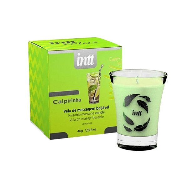 VELA PARA MASSAGEM BEIJÁVEL CAIPIRINHA 40G INTT