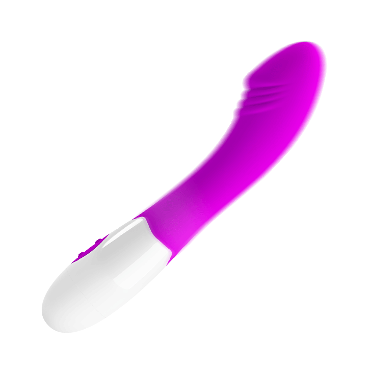 VIBRADOR DE SILICONE COM 30 MODOS DE VIBRAÇÃO ELEMENTAL PRETTY LOVE