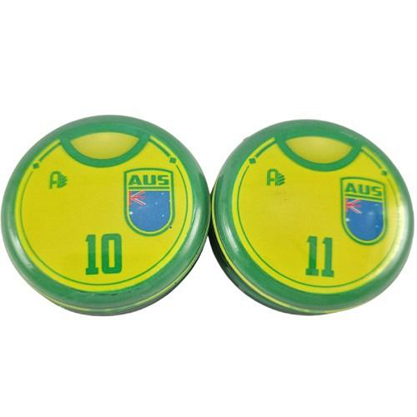 10 Botões Futebol de Botão - Vidrilha 45mm - Australia