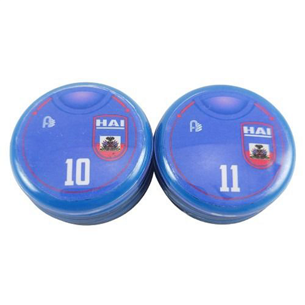 10 Botões Futebol de Botão - Vidrilha 45mm - Haiti