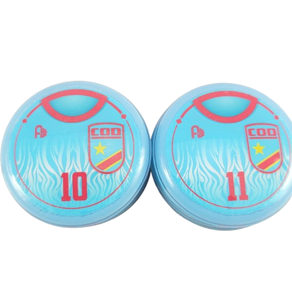 10 Botões Futebol de Botão - Vidrilha 45mm - RD Congo