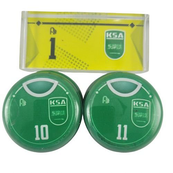 Time De Futebol De Botão - Vidrilha 45mm - Arábia Saudita