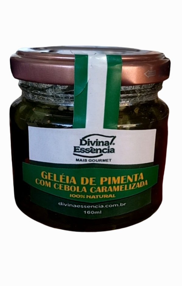 Geleia de Pimenta verde e cebola caramelizada Divina Essência