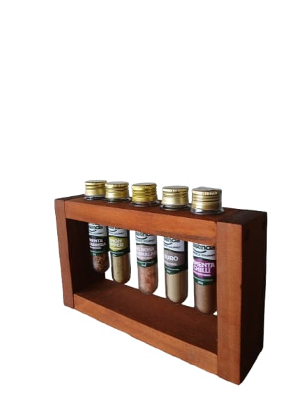 Suporte Com 5 Temperos Gourmet Divina essência